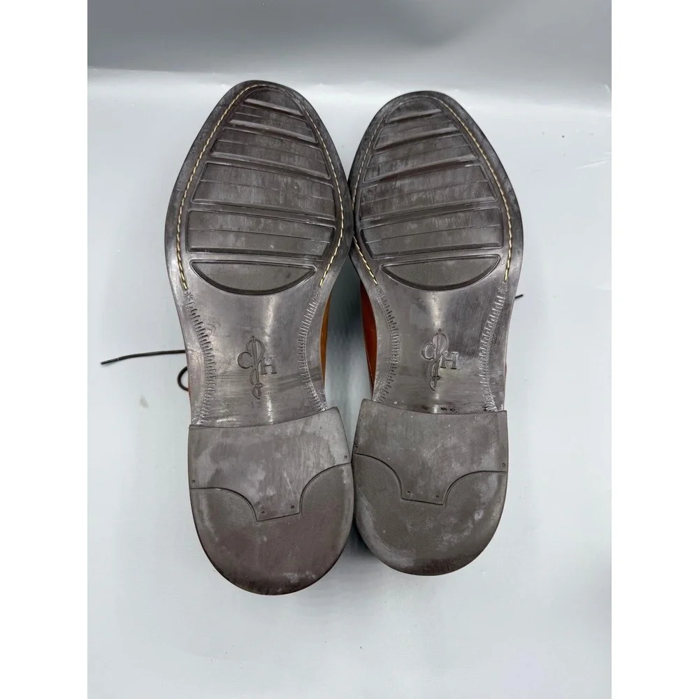 Cole Haan Men's Oxfords 13M Brown‎ Classic Cap-Toe Lace-Up Professional Dapper